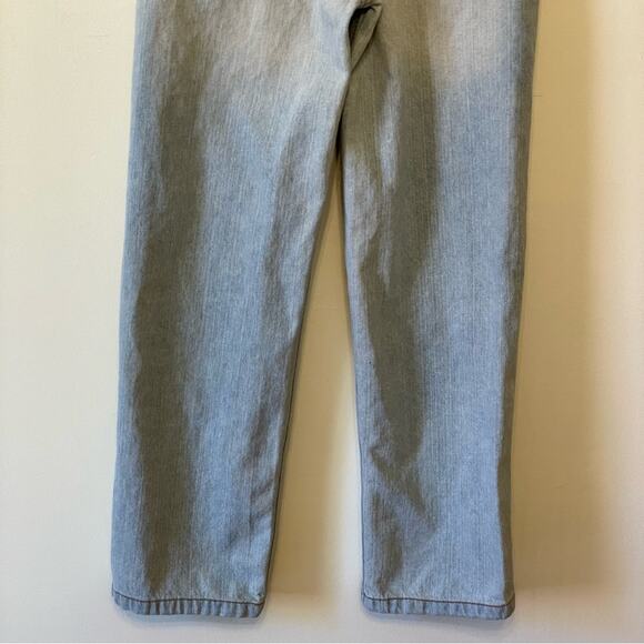 Vintage 12 PLACE high rise denim jeans wide leg classic light blue trendy - Picture 9 of 9